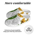 thumbnail image 6 of Disketp Plump Sunflower And Sketch Women's Men's Slippers Plush Slip-On House Slipper for Winter Indoor Soft Cushion Non-slip Fluffy Slides Slippers-35/36, 6 of 7