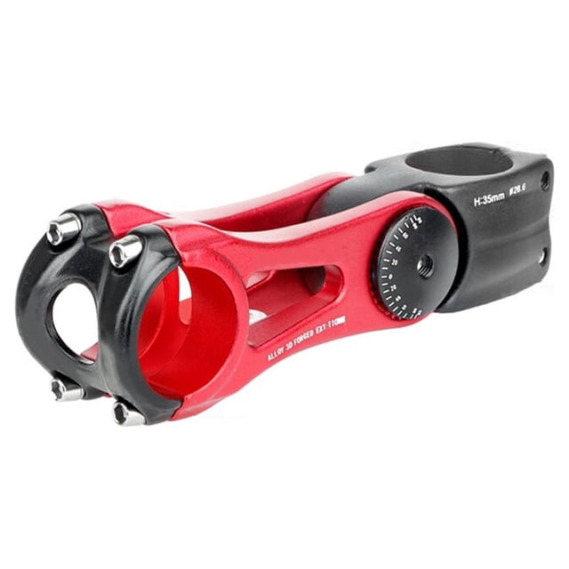 relayinert Bicycle Handlebar Stem 31.8MM Aluminum Alloy Adjustable Short Mountain Bike Extender Detachable Riding Riser Extension