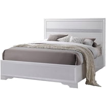 Twin Bed, White Finish