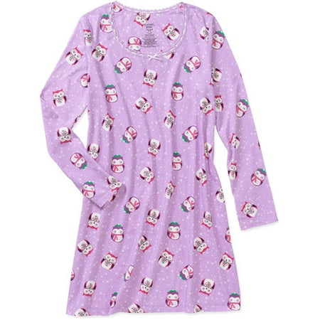 Faded Glory Women's Plus Long Sleeve Holiday Sleep S