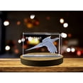 thumbnail image 1 of Pheasant Majesty Souvenir Gravé en 3D Crystal, 1 of 5