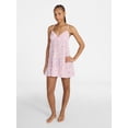 thumbnail image 2 of No Boundaries Tiered Cami Sleep Dress, Women's XS-XXL, 2 of 5