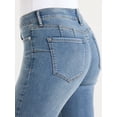 thumbnail image 5 of Sofia by Sofia Vergara Women's Low Rise Flare Jeans, 32.5" Inseam, Sizes 0-20, 5 of 5