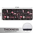 thumbnail image 5 of Kitchen Rugs Sets Of 2,Pink Breast Cancer Awareness Pattern Anti Fatigue Kitchen Mat Rugs Non Slip Washable,Decorative Kitchen Floor Mats for Kitchen,Sink,Laundry,17"x47"+17"x47", 5 of 5