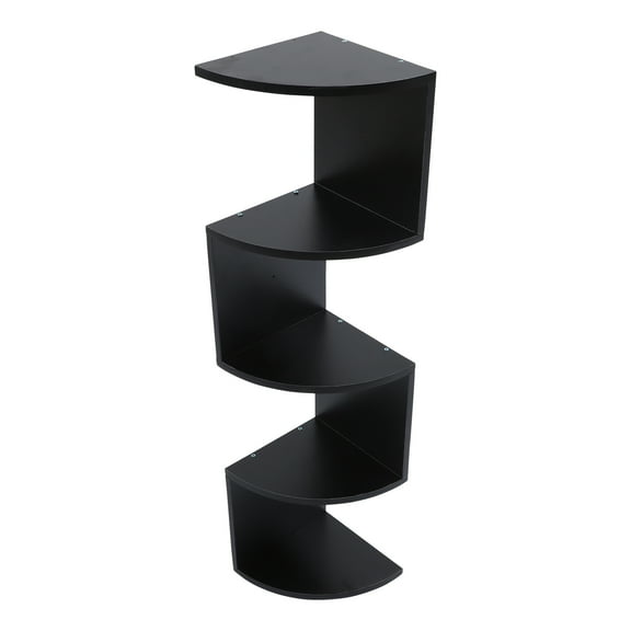 HOMEMAXS  Floating Book Shelves for Wall Corner Shelf Home Decor Flowerpot Holder