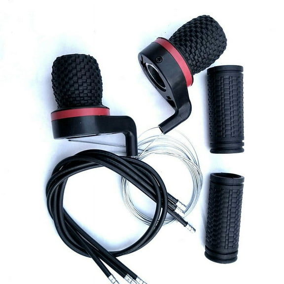 1Pair Mountain Bike Speed Shifter Bicycle Gear Shift Handles 21 Speed