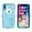 Blue, variant on FIEWESEY Case for iPhone X,3 in1 Layers Hybrid Liquid Glitter Flowing Quicksand case Clear Soft Shockproof TPU Slim Protective Cover for iPhone X/XS(Black)