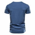thumbnail image 3 of AIOPESON Summer Short Sleeve casual New Design V-Neck Cotton T-Shirt for Men, 3 of 6