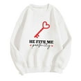 thumbnail image 4 of guisaled Funny Couples Valentines Sweatshirts for Women Men Funny Graphic Couple Matching Outfits Valentines Day s, 4 of 5