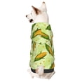 thumbnail image 1 of Fotbe Fresh Corn Sudadera con Estampado para Perros Pequeños – Suéter con Capucha para Mascotas, Tela Suave de Forro Polar con Bolsillo-X-Large, 1 of 7