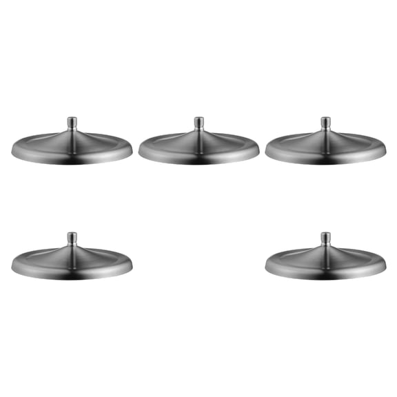 5Pcs For Office and Home Use Stainless Steel Mug Lid Heat Resistant Shatterproof Easy Cleaning Compatibles with Most Cups