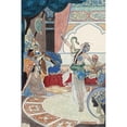 thumbnail image 2 of Rene Bull 11x14 Black Ornate Wood Framed Double Matted Museum Art Print Titled: The Snake Charmer, 2 of 5