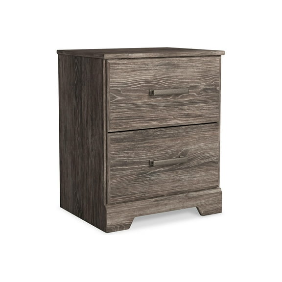Signature Design by Ashley Casual Ralinksi 2 Drawer Nightstand, Gray