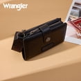 thumbnail image 2 of Wrangler Womens Wallet Small Rfid Blocking Wristlet Wallets Cute Bifold Ladies Wallet with Zipper Pocket, Black, 2 of 6