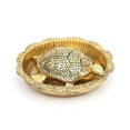 thumbnail image 3 of Tortoise Plate for Vastu Feng Sui kachua Yantra for Good Luck,Metal Feng Shui Tortoise On Plate Showpiece for Good Luck Turtle Vastu Gift for Career and Luck Home Decoration, 3 of 4