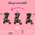 thumbnail image 4 of Carriola Lx Y Porta Bebé Plegable Mango Reversible Victoria negro, 4 of 10
