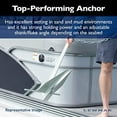thumbnail image 5 of Lewmar PGX Galvanized Fluke Anchor 5 lbs., for Boats up to 18', S355 Structural Steel Construction, T-Section Design for Excellent Holding Power - 2020202615, 5 of 9