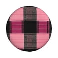 thumbnail image 2 of Multi-Size Car Tire Dust Cover Sunscreen, Corrosion, Dust And Water Keep Spare Tires Clean Hotpink Buffalo Plaid Check Tartan Scotland_3 16 Inch, 2 of 8