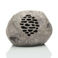 thumbnail image 3 of Alpine Corporation QLP952SLR-GR-2 9" H Solar Bluetooth Rock Speaker Set of 2, Gray, Outdoor Audio, 3 of 5