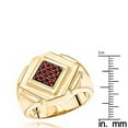 thumbnail image 3 of 14K Rose, White or Yellow Gold Ruby Mens Ring 0.25 Ctw, 3 of 3