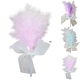 thumbnail image 2 of Cat Toy Faux Feather Handmade Cat Teasing Wand Kitten Interactive Toy with Bell, 2 of 10