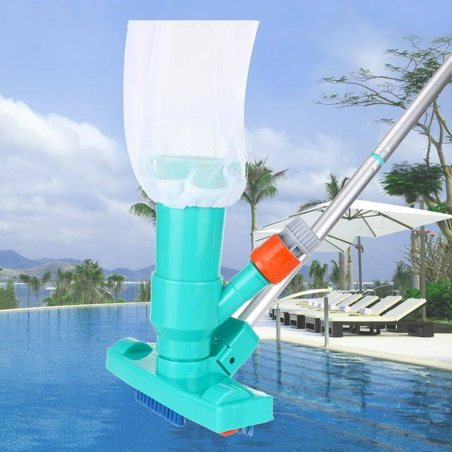 Ycolew Portable Pool Vacuum Jet Underwater Cleaner W/Brush,Bag,5