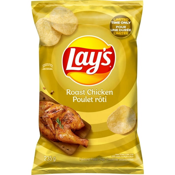 Lot de 20 sachets de chips protéinées saveur poulet grillé