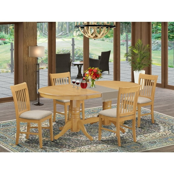 Kitchen Table Set 9 Piece Dinette Chairs Modern Dining Room Furniture Set