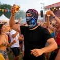 thumbnail image 4 of 3D Printed Breathable Full Face Mask, Windproof Sunscreen Hood for Motorcycle Cycling and Carnival, Multicolor, One Size, 4 of 5