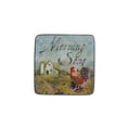 thumbnail image 2 of Certified International  Rooster Meadow 6" Canape/Luncheon Plates, Set of 4 - 6" x 6" x 0.75", 2 of 5
