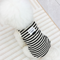 thumbnail image 3 of Chaleco para perros de primavera y otoño, cómodo jersey de algodón a rayas para razas medianas y pequeñas como el osito de peluche Bichon Gadget, 3 of 5