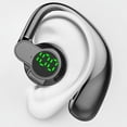 thumbnail image 6 of Single Ear Bluetooth Headset, 180° Rotatable Open-Ear Design, Bluetooth 5.4 with 33ft Range, 10H Playtime, Low Latency for Driving Gym Sports, 6 of 9