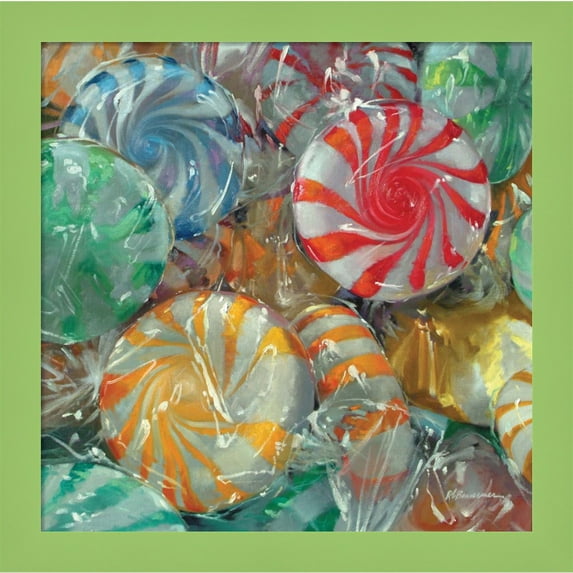 Great Art Now Candy by Roger Bansemer, Framed Wall Art, 14W x 14H