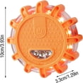 thumbnail image 3 of Amber Led Beacon,2pcs Led Beacon Light,emergency Warning Light,with Magnetic Base And 9 Flashing Modes, 3 of 5