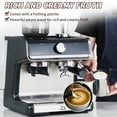 thumbnail image 7 of Espresso Machine with Grinder, Milk Frother Wand, 1450W, 20 Bar Professional Espresso Maker with Barista Kit, 2.8L Water Tank for Cappuccinos or Macchiatos, 7 of 7