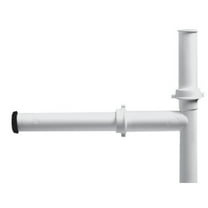 1-1/2" White Telescopic w/ Baffle Tee, 6" & 10" Tailpiece, TPR Washer