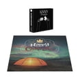 thumbnail image 5 of Ambesonne Happy Camper Jigsaw Puzzle, Aurora Borealis Tent, Heirloom-Quality Fun Activity for Family Durable Cardboard, 1000 pcs, Multicolor, 5 of 5