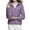 Purple, variant on Riecok Womens Quilted Jackets Long Sleeve Hooded Jackets Lightweight Zip Up Coats with Pockets Casual Stylish Outerwear