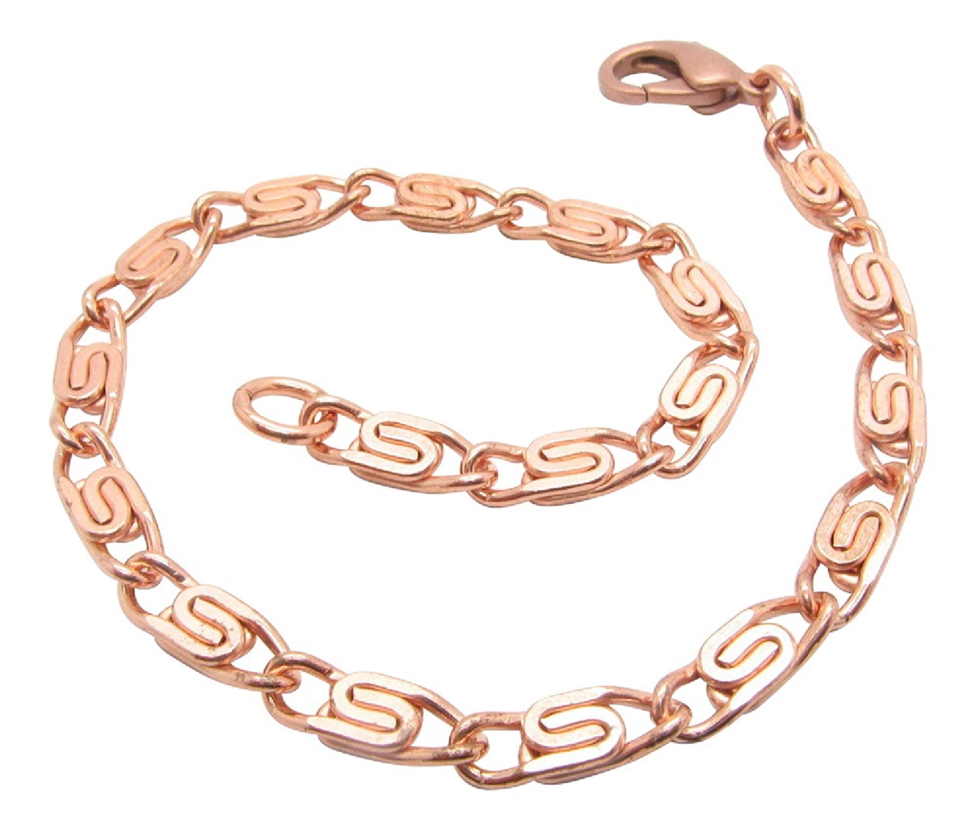 8 inch solid copper anklet - 3/16 of an inch wide