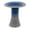 Sapphire Blue, variant on BOFANG 17" Ceramic Bird Bath, Modern Blue Gray Glazed Outdoor Pedestal Birdbath