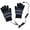Blue-1, variant on WREESH Women's Heated and Warm Winter Gloves All Finger Adjustable Temperature, Removable and Washable Electric Heated Gloves Black