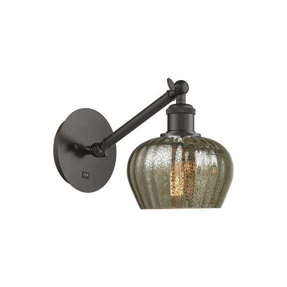 317-1W-OB-G96-LED-Innovations Lighting-Fenton - 1 Light Wall Sconce In Art Nouveau Style-9.88 Inches Tall and 6.5 Inches Wide Oil Rubbed Bronze