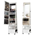 thumbnail image 1 of Bingirl Swivel Jewelry Armoire with Full Length Mirror, 1 of 6