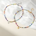 thumbnail image 4 of Turandoss Colorful Beaded Initial Choker Necklace for Women Girls Letter A-Z Cute Jewelry Trendy Personalized Mothers Day Birthday Gifts for Women Teen Girl Kids, 4 of 8