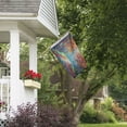 thumbnail image 6 of 24x36 inch Garden Hanging Flag Square Double Sided Flag Garden Garage nd Patio Decorative Flag Orange Autumn Forest, 6 of 6