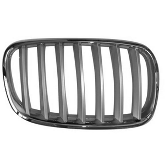 KAI New CAPA Certified Standard Replacement Passenger Side Grille, Fits 2007-2009 BMW X5