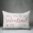 thumbnail image 3 of Creative Products Be My Valentine Choice 20 x 14 Spun Poly Pillow, 3 of 3