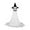 A, variant on XHKUYI Halloween Glowing Ghost Decor 57.1 Inch, Tall White Ghost Party Decor with Lighted Cloth Cover and Funny Face, for Porch Yard Lawn Entryway Haunted House Party Display