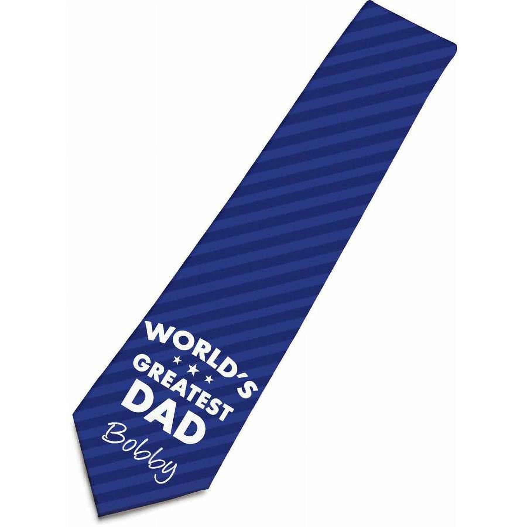 Personalized World's Greatest Dad Tie