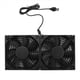 thumbnail image 1 of Enrutador PC Alimentado por USB 120Mm y 5V, Ventiladores Duales , Ventilador RefrigeracióN Alto Flujo Aire para Receptor MóDem Enrutador, 1 of 5
